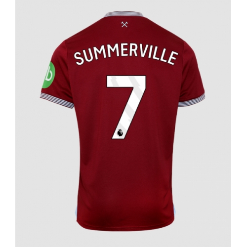 Billige Fotballdrakt West Ham United Crysencio Summerville #7 Replika Hjemmedrakt 2025-26 Kortermet Billige Fotballdrakt West Ham United Crysencio Summerville #7 Replika Hjemmedrakt 2025-26 Kortermet